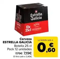 Carrefour Estrella galicia - cerveza oferta