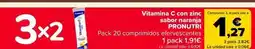 Carrefour Pronutri - vitamina c con zinc sabor naranja oferta