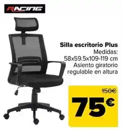 Carrefour Racing - silla escritorio plus oferta