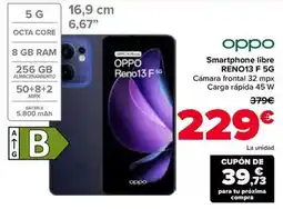 Carrefour Oppo - smartphone libre reno13 f 5g oferta