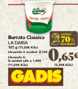 Gadis LA DARIA Burrata Classica oferta