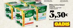 Gadis DANONE Bífidus Activia Natural oferta