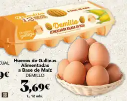Gadis DEMILLO Huevos de Gallinas Alimentadas a Base de Maíz oferta