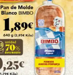 Gadis BIMBO Pan de Molde Blanco oferta