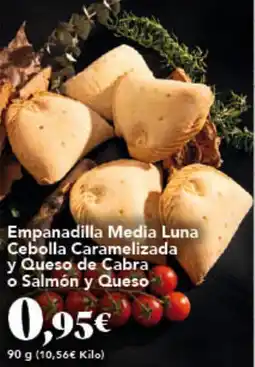 Gadis Empanadilla Media Luna Cebolla Caramelizada y Queso de Cabra o Salmón y Queso oferta