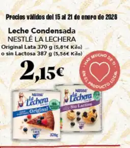 Gadis NESTLÉ La lechera leche condensada oferta