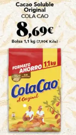 Gadis COLA CAO Cacao Soluble Original oferta