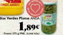 Gadis ANDA Judías Verdes Planas oferta