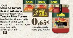 Gadis SOLÍS Salsa de Tomate Receta Artesana Tomate frito casero oferta