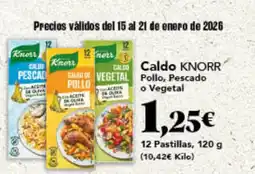 Gadis KNORR Caldo Pollo, Pescado o Vegetal oferta