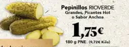 Gadis RIOVERDE Pepinillos Grandes, Picantes Hot o Sabor Anchoa oferta