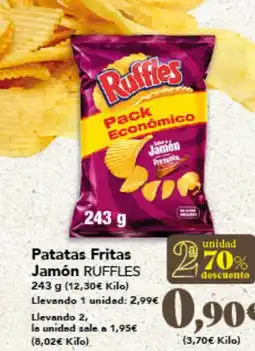 Gadis RUFFLES Patatas Fritas Jamón RUFFLES oferta