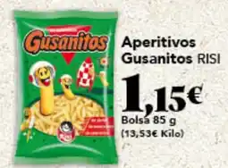 Gadis RISI Aperitivos Gusanitos oferta