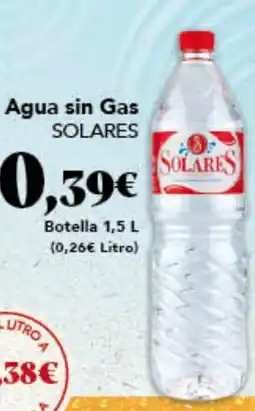 Gadis SOLARES Agua sin Gas oferta