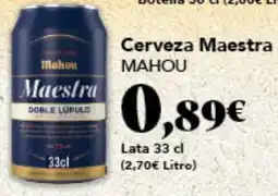 Gadis MAHOU Cerveza Maestra oferta