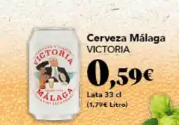 Gadis VICTORIA Cerveza Málaga oferta