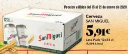 Gadis SAN MIGUEL Cerveza oferta