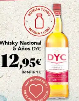 Gadis DYC Whisky Nacional 5 Años oferta