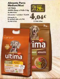 Gadis ULTIMA Alimento Perro Medium/Maxi oferta