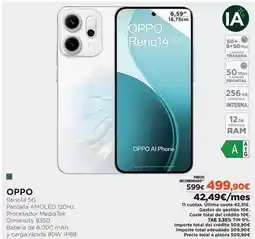 El Corte Inglés Oppo - renola 5g oferta