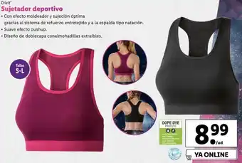 Lidl Sujetador Deportivo S-L oferta