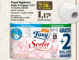 Gadis FOXY Papel Higiénico Seda 3 Capas oferta