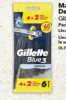 Gadis GILLETTE Maquinilla Desechable Blue 3 oferta