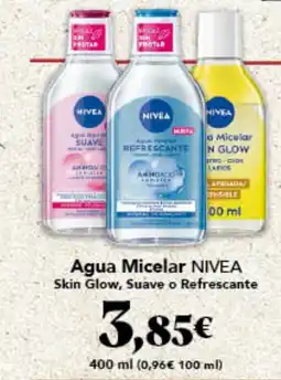 Gadis NIVEA Agua Micelar Skin Glow, Suave o Refrescante oferta