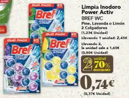 Gadis BREF WC Limpia Inodoro Power Activ oferta