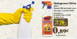 Gadis KH-7 Quitagrasas Cítrico oferta
