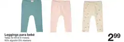 Zeeman Leggings para bebé oferta