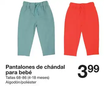 Pantalones de chándal para bebé