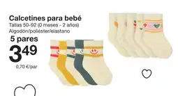 Zeeman Calcetines para bebé oferta