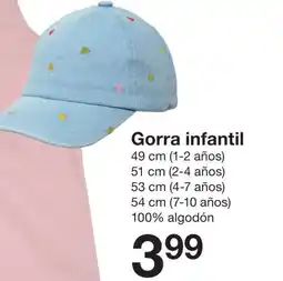 Zeeman Gorra infantil oferta