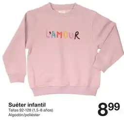 Zeeman Suéter infantil oferta
