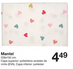 Zeeman Mantel 228x132 cm oferta