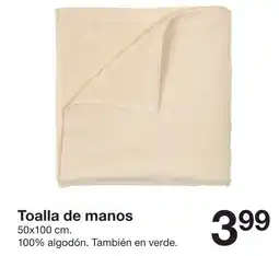 Zeeman Toalla de manos oferta