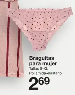 Zeeman Braguitas para mujer oferta