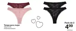 Zeeman Tanga para mujer oferta