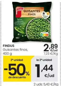 Aliprox FINDUS Guisantes finos oferta