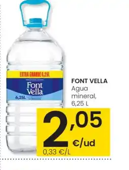 Aliprox FONT VELLA Agua mineral oferta