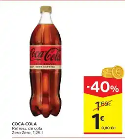 Caprabo COCA-COLA Refresc de cola Zero Zero oferta