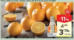 Caprabo EROSKI Taronja oferta