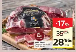 Caprabo AIRE SANO Centre d'espatlla DOP Teruel oferta