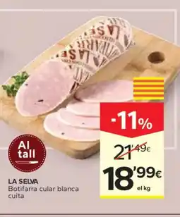 Caprabo LA SELVA Botifarra cular blanca cuita oferta