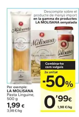 Caprabo LA MOLISANA Pasta Linguine oferta