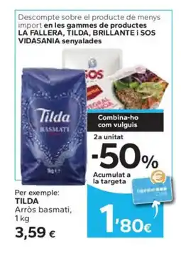 Caprabo TILDA Arròs basmati oferta