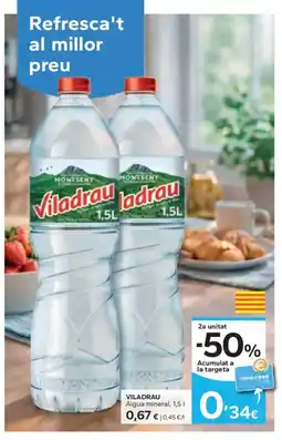Caprabo VILADRAU Aigua mineral oferta