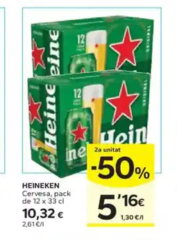 Caprabo HEINEKEN Cervesa oferta