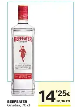 Caprabo BEEFEATER Ginebra oferta